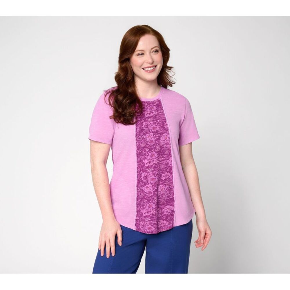 LOGO by Lori Goldstein Women's Top Sz M Make Your Selection: 100% Purple